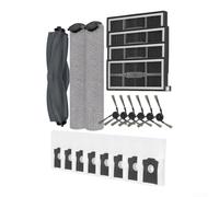 Replacement Kit for para mova para s70 Roller Brush Filter Replacement(B) | para Perfect fit for para s70, includes main brush, side brushes, filters, mop cloths, dust bags