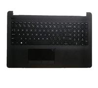 Replacement Ordenador portátil cáscara Dura C Caparazón & Teclado portátil & Touchpad para For HP 15-BW 15-bw000 15-bw500 Negro