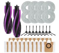 Replacement para Kit for para jonr T5 para Pro Brush Mop Bag(B) | Includes main brush, side brushes, mop cloths, dust bags; full maintenance kit for optimal performance