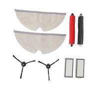 Replacement Parts for Q8 Max Vacuum Cleaner, 2 Pack Main Brushes Side Brushes Filters Mop Cloths, Robot Vacuum Cleaner Accessories Kit, Compatible with Q8