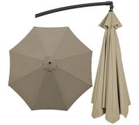 Replacement Sun Umbrella Canopy for 200/270/300cm Round Umbrellas - UV50+ Waterproof Washable Cover Perfect for Outdoor Patio Garden Beach - 6/8 Arm Compatibility