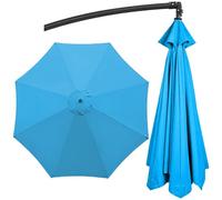 Replacement Sun Umbrella Canopy for 200/270/300cm Round Umbrellas - UV50+ Waterproof Washable Cover Perfect for Outdoor Patio Garden Beach - 6/8 Arm Compatibility