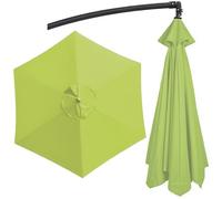Replacement Sun Umbrella Canopy for 200/270/300cm Round Umbrellas - UV50+ Waterproof Washable Cover Perfect for Outdoor Patio Garden Beach - 6/8 Arm Compatibility
