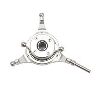 Replacement Swashplate for FW450 V3 RC Helicopter, Stainless Steel RC Swashplate Set, Durable and RC Parts with Precise Control for Stable Flight, Easy to Install Upgrad
