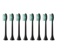 Replacement Toothbrush Head ，Compatible for BOMIDI ，TX5 Electric Soft Bristles Nozzles(8PCS BLACK)