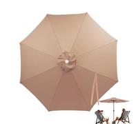 Replacement Umbrella Canopy | 11-foot 8-rib Cantilever UV-Resistant Waterproof Cover | Patio Umbrella Cover Replacement | for Deck Grill Piscnic Campsing Parks Marsket Bay Sports Summer