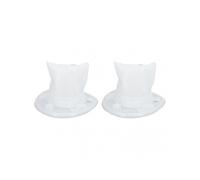 Replacement Vacuum Filters for BlackDecker Compatible Filters, Eco Friendly Abs Non Woven Fabric Washable Reusable Filters, 2Pcs