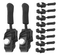 Replacement Zip Slider - 10 piezas de cremallera Repair Pulls, Easy Install Fixer Set, Heavy Duty Universal Kit | Puller For Luggage Jacket Backpack Sleeping Bag Camping Travel Equipment