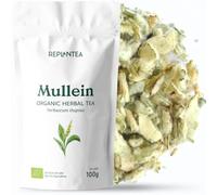 REPLANTEA Infusión de Gordolobo Ecológica 100g | Té Herbal para el Confort Respiratorio y el Cuidado de la Voz | Verbascum Thapsus Hojas a Granel