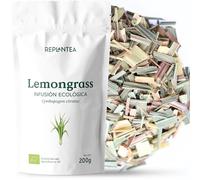 REPLANTEA Infusión de Hierba Limón (Lemongrass) Ecológica 200g | Té Cítrico Refrescante y Digestivo | Ingrediente Detox Natural | Cymbopogon Citratus a Granel