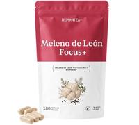 REPLANTE Melena de León Focus+ con Citicolina y BioPerine | Extracto de Melena de León 15:1 (Hericium erinaceus) | 180 Cápsulas Veganas · 3 Meses de Tratamiento