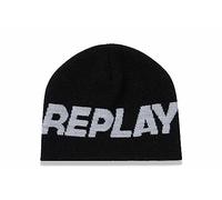 REPLAY AM4397.000.A7003, Boina Hombre, Multicolor (Gr Melan + Black 1115), Talla única