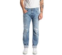 REPLAY Anbass Aged, Jeans Hombre, Azul (010 Azul Claro), 32W / 32L