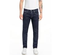Replay Anbass Hyperflex Reussed - Vaqueros Ajustados para Hombre, 007 Dark Blue, 29W x 34L