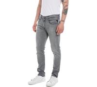 Replay Anbass Jeans De Denim De 10Oz En Gris Reino Unido 30 - 36