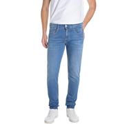 Replay Anbass Powerstretch Denim Jeans, 009 Azul Medio, 32W / 32L Hombres