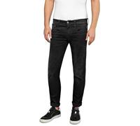 Replay Anbass Slim-Fit Hyperflex Jeans con elástico para Hombre, Negro (Black 098), W27 x L32