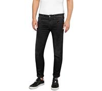 Replay Anbass Slim-Fit Hyperflex Jeans con elástico para Hombre, Negro (Black 098), W33 x L34
