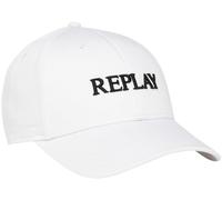 REPLAY AX4161.002.A0113, Gorra de béisbol de algodón para unisex adulto, Blanco (Optical White 001), Talla única