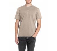 Replay Basics Crew Neck - Camiseta de algodón para Hombre, 829 Turtledove, S