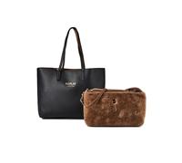 Replay Bolsa de compras Piel natural 36 cm negro