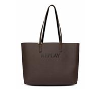 REPLAY bolso de bandolera Shopper Brown Cocoa + Black