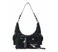 Replay Bolso de mano para mujer con compartimento exterior, negro 0098, talla única