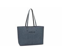 Replay Bolso tote mediano para mujer, multicolor (Blue Denim + Black Denim 1631), talla única