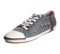Replay Bridgette - Tenis de Mezclilla con Cordones para Mujer, Tela Vaquera, 39 EU
