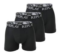 Replay Calzoncillos Hombre, 3er Paquete - Calzoncillos, Algodón, Logo, Monocromo