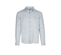 REPLAY Camisa de lino azul claro | L