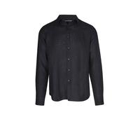 REPLAY Camisa de lino azul oscuro | L