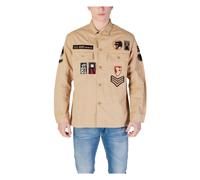Replay - Camisa de Manga Larga de Algodón - Shirts - Hombre - Beige - M -
