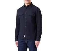 Replay Camisa para Hombre, 970 Dark Navy, XL