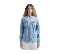 Replay - Camisa Vaquera - Blouses & Shirts - Mujer - Azul - L -