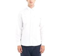 Replay Camisa vaquera de manga larga para hombre confeccionada en algodón, blanco (White 001), XS
