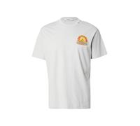 REPLAY Camiseta azul / gris claro / naranja claro / rojo, Talla XXL