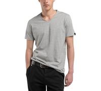 Replay Camiseta básica para Hombre, M08 Light Grey Melange, 3XL
