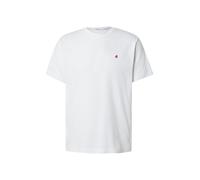 Replay REGULAR T-Shirt JERSEY RED LOGO S Blanco