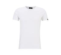 Replay Camiseta básica para Hombre de Corte Regular con Cuello Redondo, Blanco (001 White), XL