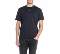 Replay Camiseta Cuello Redondo Hombre Básico Jersey 30/1 Regular Fit Negro
