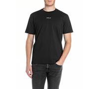 Replay Camiseta Cuello Redondo Hombre Básico Jersey 30/1 Regular Fit Negro