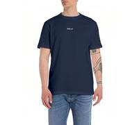Replay Camiseta de algodón de manga corta para hombre, azul (Indigo Blue 271), XXL