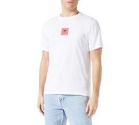 Replay Camiseta de algodón de manga corta para hombre, blanco (White 001), XL