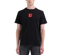 Replay Camiseta de algodón de manga corta para hombre, negro (Black 098), M