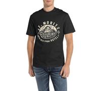 Replay Camiseta de algodón para Hombre, 098 Negro., XL
