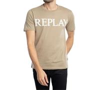 Replay Camiseta de Manga Corta para Hombre, 829 Turtledove, S