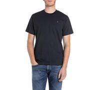Replay REGULAR T-Shirt JERSEY RED LOGO XL Azul