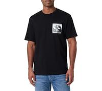 Replay Camiseta de Manga Corta para Hombre con Cuello Redondo, Negro 098 (Negro), L