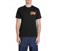 Replay Camiseta de Manga Corta para Hombre con Cuello Redondo, Negro 098 (Negro), S